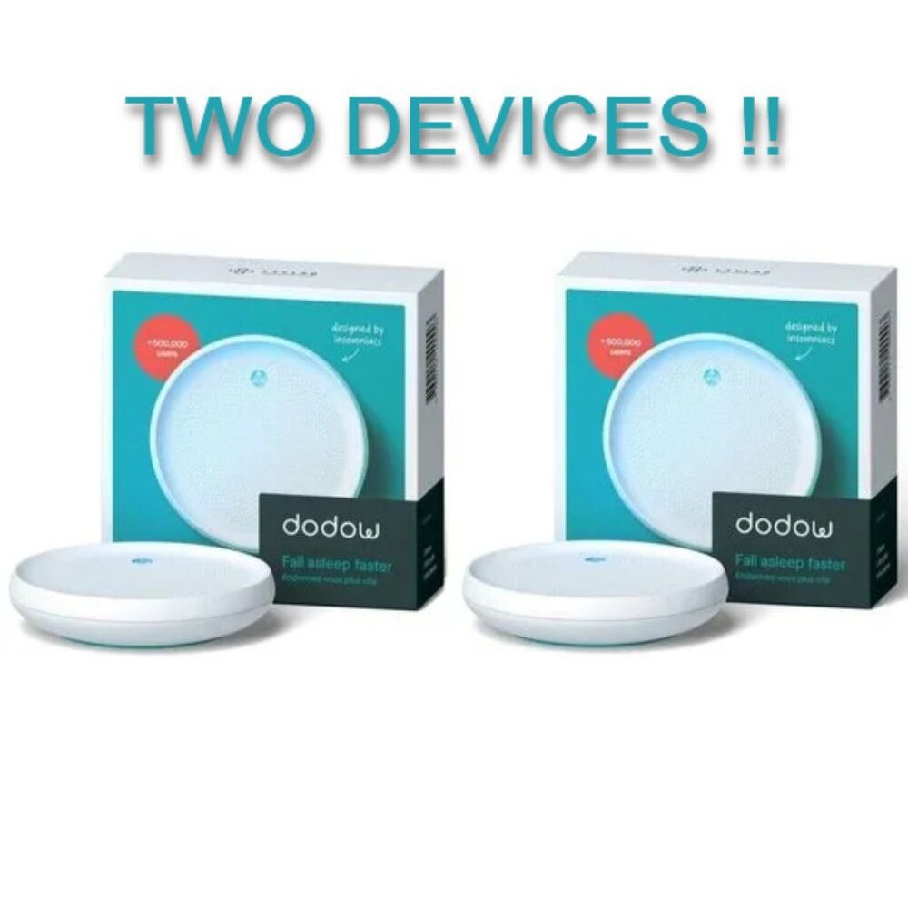 2 Dodow Sleep Aid Devices, Insomnia, Mother's Day Gift